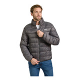 Campera Inflable Canterbury Gisborne Invierno Gris Plomo