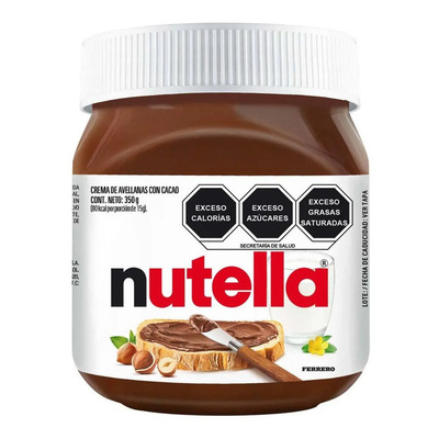 Crema de Avellanas Nutella 350g | MercadoLibre