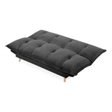 Sofa Cama Aurelio Gris Obscuro Këssa Muebles