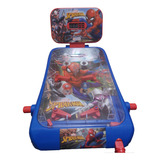 Juego Mesa Pinball Flipper Electronico Spiderman Tapimovil