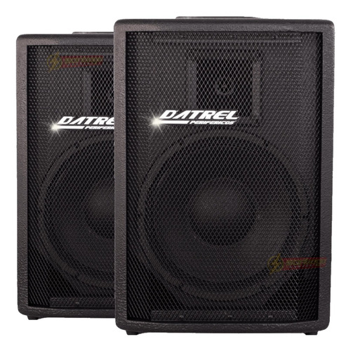 2 Caixas De Som Acusticas Passiva 400w Rms 10  Profissional