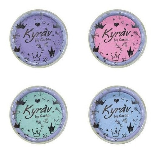 Kit C/12 Sombra Compactas Coloridas Princesas Kyrav Infantil