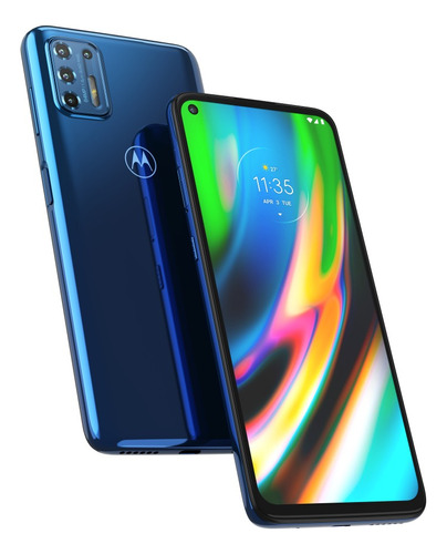 Telefone Celular Moto G9 Plus 128gb 4g Ram Seminovo Bom Azul