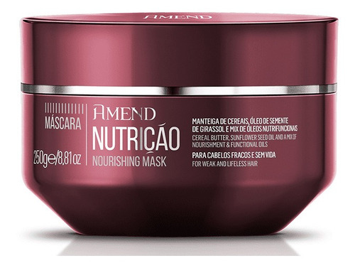 Mascara Amend Nutricao 250g