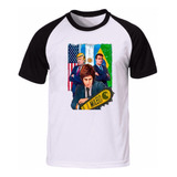 Camiseta Camisa Masculina Milei Trump Bolsonaro Presidente