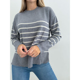 Sweater Full Rayas Bremer Doble Hilo