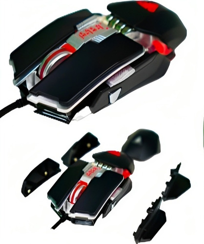 Mouse  Gamer Rbg Diseño Ergonomico Usb 