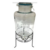 Botellon Dispenser De Vidrio De 8 Litros Con Base