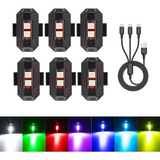 6 Mini Luces Estroboscópicas Led Anticolisión, Luces Estrobo