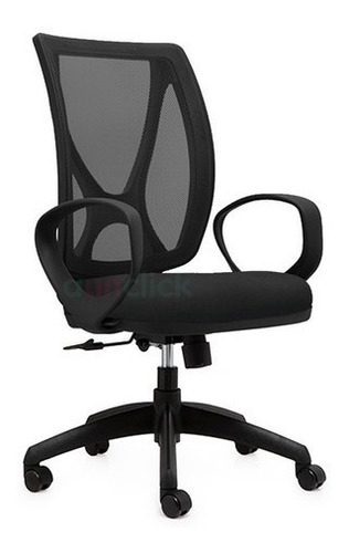 Silla De Oficina Ejecutiva Alma Black Ergonómica Tap.mesh