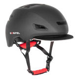 Casco Para Bicicleta Ciclista Talla M Negro Sl726 Gospel