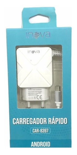 Carregador Rápido Inova Prime 5.1a 3 Usb Atacado