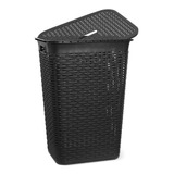 Canasto Cesto Ropa Sucia Baño Plastico Rattan Grande 