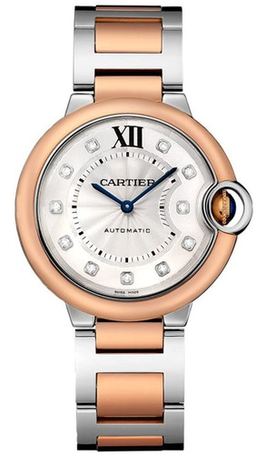 Reloj Cartier Ballon Bleu Automatico Oro Rosado 18k Boleta