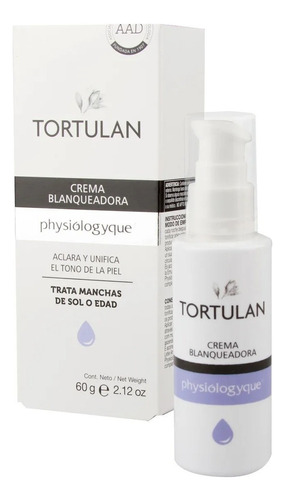 Tortulan Crema Blanqueadora Manchas De Sol O Edad 60g Momento De Aplicación Día/noche Tipo De Piel Todo Tipo De Piel