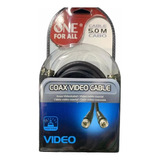 Cable Coaxial One For All 5mt Tv Video Cable Coaxil