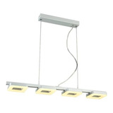 Colgante Moderno De 4 Luces Blanco Con Led Il