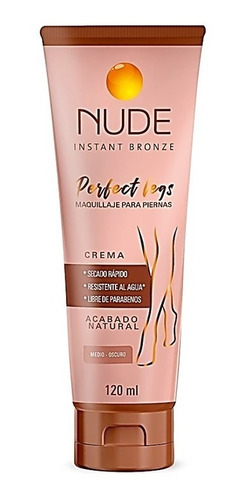 Nude Maquillaje Piernas Claro-m - mL a $350