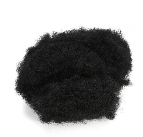 Extensión De Pelucas De Pelo Rizado Afro Suave Moño Puff Puf