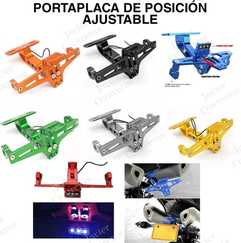 Portaplacas Universal Para Moto Suzuki Gsxr600 Gsx1000 Y Más