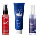 Kit Geles Lubricantes Intimos Sexitive X3 Unidades 