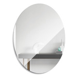 Espelho Adesivo Oval 30x20cm Decorativo Quarto Sala Banheiro