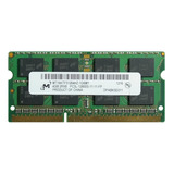 Memoria Ddr3 Micron 4gb 2rx8 Pc3l 12800s 1600mhz Para Laptop