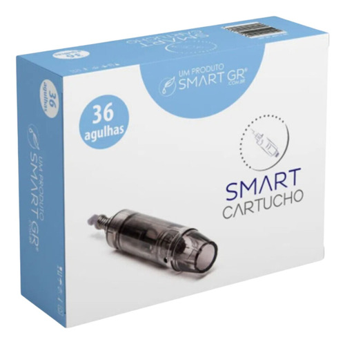 Cartucho Smart Derma Pen Preto 36 Agulhas C/anvisa Cx C/10un