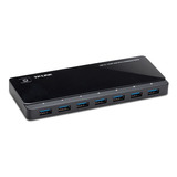 Hub Tp-link Uh720 7 Portas Usb 3.0 + 2 Usb 2.4a Com Fonte