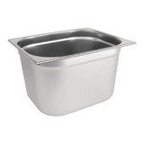 Deposito Gastronomico Acero Inox 1/6 10cm Con Tapa (17x16)