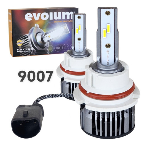 Kit Focos Led Para Auto 14000 Lumenes Luz Blanca Faros Luces