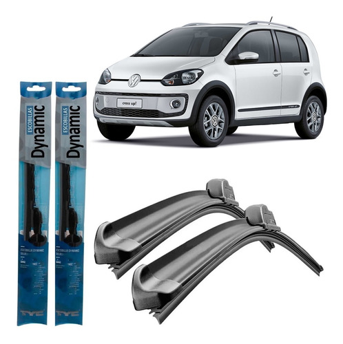 Juego Kit Escobillas Volkswagen Cross Up 2019 2020 2021 2022