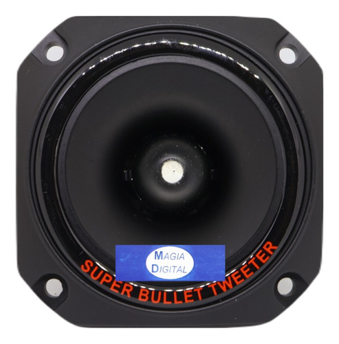 Tweeter 4puLG Mitzu Mit-72 Bala Redonda 650w Piezo Electrico