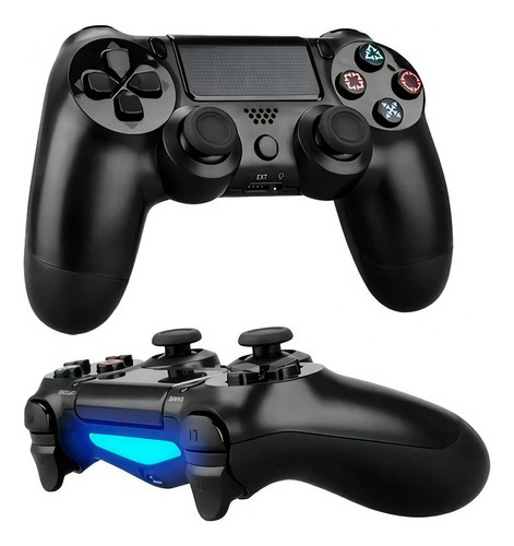 Deltrad  Controle Sem Fio Joystick Manete Compatível Play 4 Para Ps4 Cor Preto