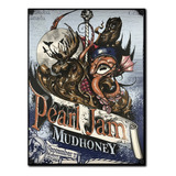 #1142 - Cuadro Decorativo Vintage - Pearl Jam Rock Poster 