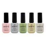 Meline Kit X5 Esmaltes Gel Semipermanente Uñas Manicuria 6c