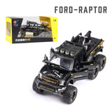 Ford Raptor F150 Miniatura De Metal Autos Luces Y Sonido 1:2