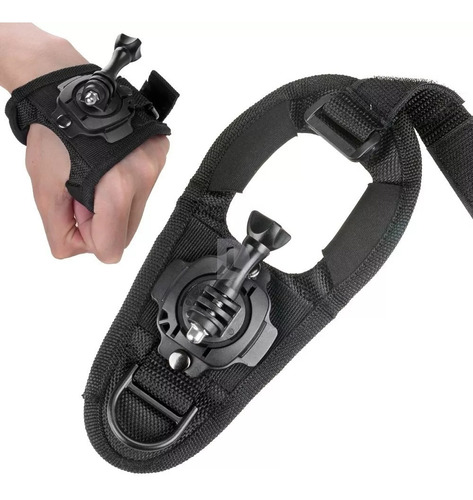 Suporte Go Pro Mão Luva Hand Punho 360° Gopro Strap Mount