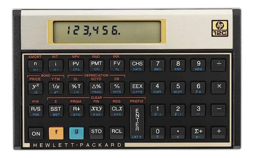 Calculadora Financeira Hp 10 Dígitos 120 Funções - 12c Gold