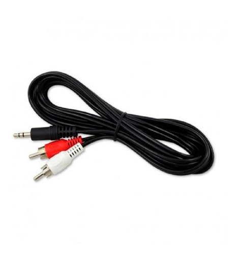 Cable De Audio Auxiliar Plug 3.5mm A 2 Rca 3mts.