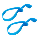 Correa Silicona Sujeta Lentes 2pzs. Deportivo Anticaída Color Azul