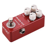 Xx Mosky Crunch Red Distorsión Pedal De Efecto De Guitarra