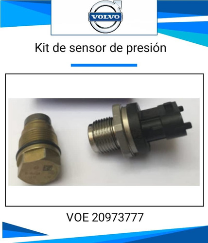 Juego Volvo Servicio Del Sensor De Presin Riel # 20973777 Foto 5