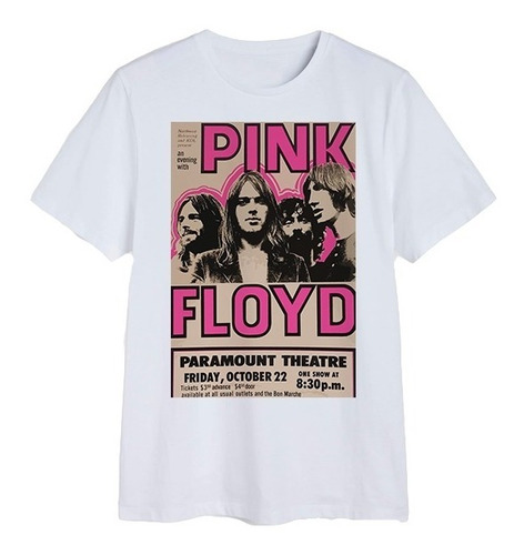 Polera Pink Floyd Poster  Mujer Hombre Concierto Rock