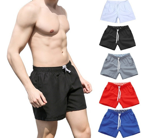 . Traje De Baño De Pantalones Cortos Playa Casual For Hombre