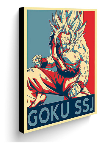 Cuadro Decorativo 50x30 Cms Goku 3