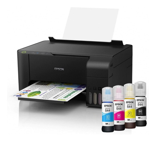 Multifuncional Epson L3110, Inyección De Tinta, 33ppm,