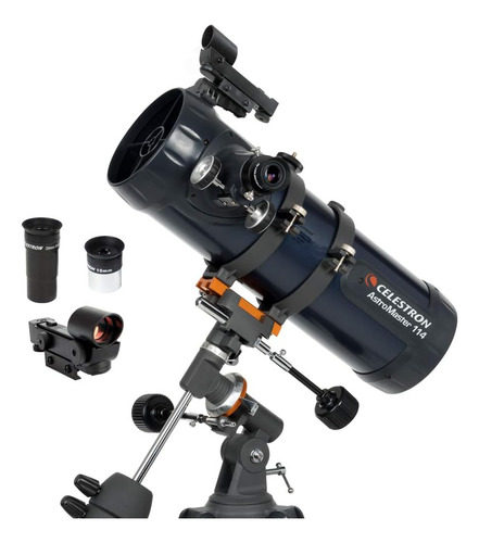 Celestron - Telescopio Newtoniano Astromaster 114eq - Refle.