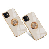 2×funda Protectora For iPhone Anti-caída Soporte Anillo