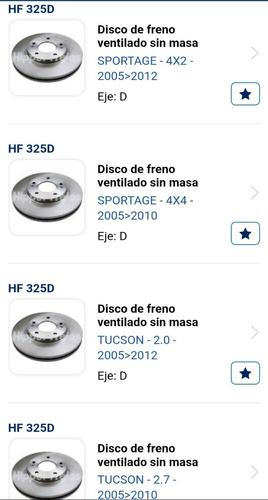 Disco Delantero Ventilado Hyundai Tucson Sonata Kia Sportage Foto 7